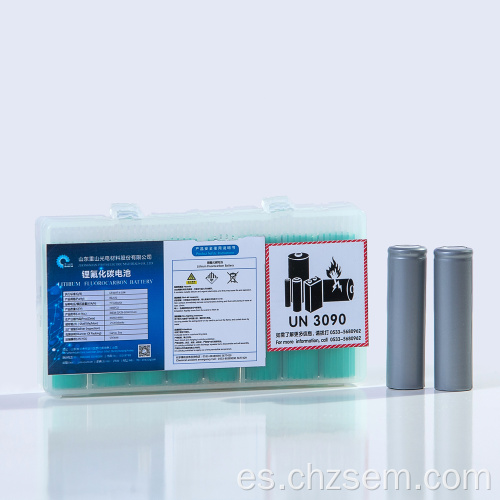 Batería cilíndrica de polímero de litio no recargable